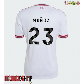 Liverpool Victor Munoz #23 Seconda Maglia 2026-27 Manica Corta Liverpool Victor Munoz #23 Seconda Maglia 2026-27 Manica Corta